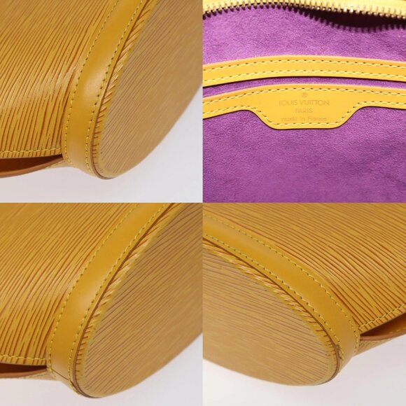 LOUIS VUITTON Epi Saint Jacques Poignees Long Bag Yellow M52339 LV Authentic - Picture 15 of 15